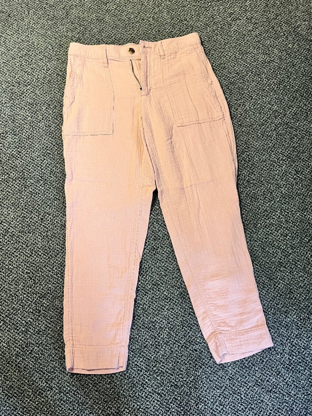 Women's Old Navy Salmon / Pink Lounge Pants Casual Beach Pool Size 4 100% Cotton